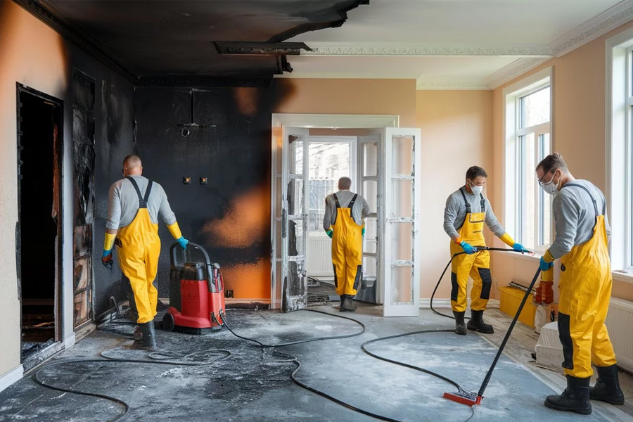 Yangın Sonrası Temizlik Hizmeti | Antalya Profesyonel Temizlik Ekibi